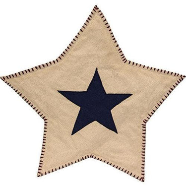 Americana Star Shaped Mat - The Fox Decor
